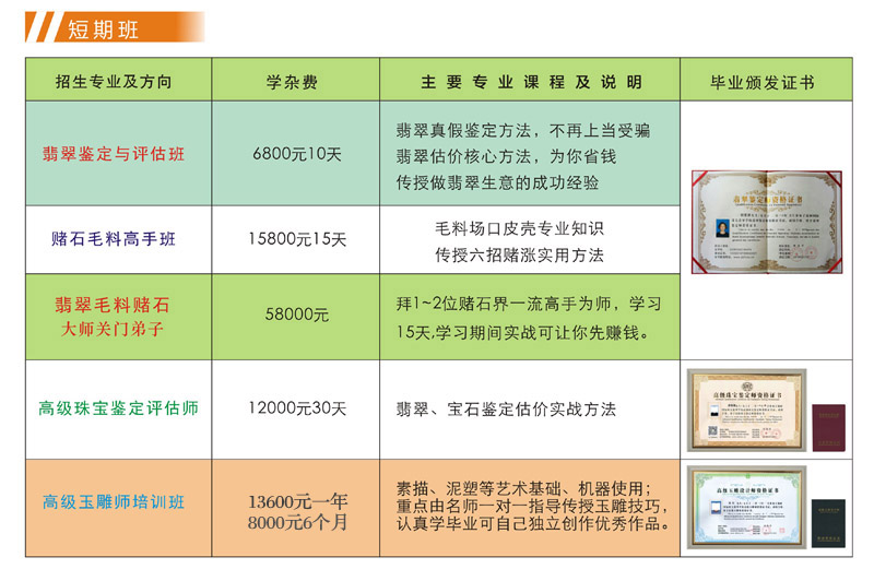 2019短期培训班招生简介